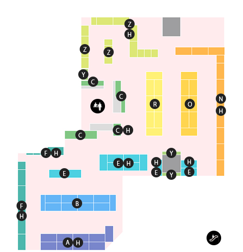 Radio Kaikan Floor Map